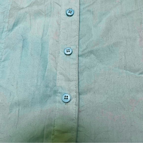 JG Collection by Joyce women’s Blouse. Sz 11/12. mint Green  blended fabric - Picture 6 of 7